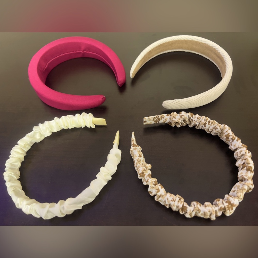 Set of 4 Stylish Headbands for Everyday Use